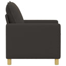 vidaXL Kanapé Sötétszürke 76 x 81 x 87,5 cm Szövet