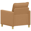 vidaXL Kanapé Bézs 76 x 81 x 87,5 cm Szövet