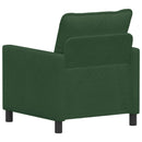 vidaXL Kanapé Dzsungel zöld 76 x 81 x 87,5 cm Szövet