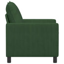vidaXL Kanapé Dzsungel zöld 76 x 81 x 87,5 cm Szövet