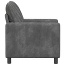 vidaXL Kanapé Világosszürke 76 x 81 x 87,5 cm Poliészter