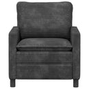 vidaXL Kanapé Sötétszürke 76 x 81 x 87,5 cm Poliészter