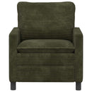 vidaXL Kanapé Zöld 76 x 81 x 87,5 cm Poliészter