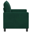 vidaXL Kanapé Sötétzöld 126 x 81 x 87,5 cm