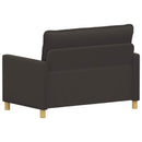 vidaXL Kanapé Sötétszürke 126 x 81 x 87,5 cm Szövet