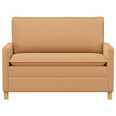 vidaXL Kanapé Bézs 126 x 81 x 87,5 cm Szövet