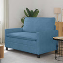 vidaXL Kanapé Kék 126 x 81 x 87,5 cm Szövet