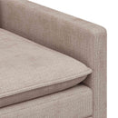 vidaXL Kanapé Bézs 126 x 81 x 87,5 cm Poliészter