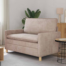 vidaXL Kanapé Bézs 126 x 81 x 87,5 cm Poliészter