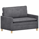 vidaXL Kanapé Sötétszürke 126 x 81 x 87,5 cm Poliészter