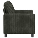 vidaXL Kanapé Antracitszürke 126 x 81 x 87,5 cm Poliészter