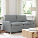 vidaXL Kanapé Világosszürke 156 x 81 x 87,5 cm Szövet