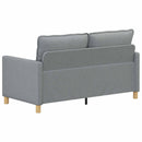 vidaXL Kanapé Világosszürke 156 x 81 x 87,5 cm Szövet