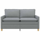 vidaXL Kanapé Világosszürke 156 x 81 x 87,5 cm Szövet
