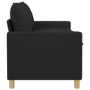 vidaXL Kanapé Fekete 156 x 81 x 87,5 cm Szövet