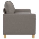 vidaXL Kanapé Tópszínű 156 x 81 x 87,5 cm Szövet