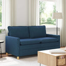 vidaXL Kanapé Kék 156 x 81 x 87,5 cm Szövet