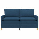 vidaXL Kanapé Kék 156 x 81 x 87,5 cm Szövet