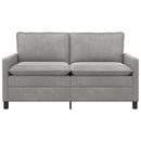 vidaXL Kanapé Világosszürke 156 x 81 x 87,5 cm Bársony