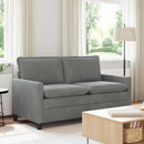 vidaXL Kanapé Sötétszürke 156 x 81 x 87,5 cm Bársony
