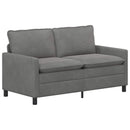 vidaXL Kanapé Sötétszürke 156 x 81 x 87,5 cm Bársony