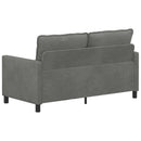 vidaXL Kanapé Sötétszürke 156 x 81 x 87,5 cm Bársony