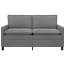 vidaXL Kanapé Sötétszürke 156 x 81 x 87,5 cm Bársony