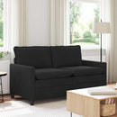 vidaXL Kanapé Fekete 156 x 81 x 87,5 cm Bársony