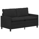 vidaXL Kanapé Fekete 156 x 81 x 87,5 cm Bársony