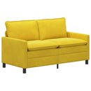vidaXL Kanapé Sárga 156 x 81 x 87,5 cm Bársony
