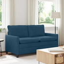 vidaXL Kanapé Kék 156 x 81 x 87,5 cm Bársony