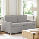 vidaXL Kanapé Világosszürke 156 x 81 x 87,5 cm Szövet
