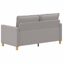 vidaXL Kanapé Világosszürke 156 x 81 x 87,5 cm Szövet