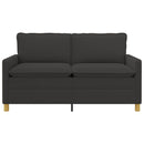 vidaXL Kanapé Sötétszürke 156 x 81 x 87,5 cm Szövet
