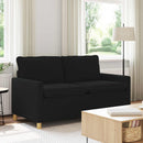 vidaXL Kanapé Fekete 156 x 81 x 87,5 cm Szövet