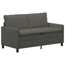 vidaXL Kanapé Sötétszürke 156 x 81 x 87,5 cm Szövet