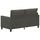 vidaXL Kanapé Sötétszürke 156 x 81 x 87,5 cm Szövet