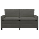 vidaXL Kanapé Sötétszürke 156 x 81 x 87,5 cm Szövet