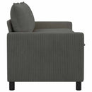 vidaXL Kanapé Sötétszürke 156 x 81 x 87,5 cm Szövet
