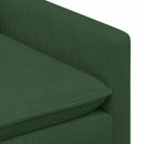 vidaXL Kanapé Dzsungel zöld 156 x 81 x 87,5 cm Szövet