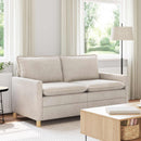 vidaXL Kanapé Krémszínű 156 x 81 x 87,5 cm Poliészter