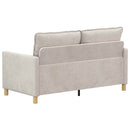 vidaXL Kanapé Krémszínű 156 x 81 x 87,5 cm Poliészter