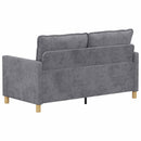 vidaXL Kanapé Világosszürke 156 x 81 x 87,5 cm Poliészter