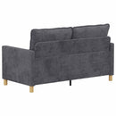 vidaXL Kanapé Sötétszürke 156 x 81 x 87,5 cm Poliészter