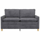 vidaXL Kanapé Sötétszürke 156 x 81 x 87,5 cm Poliészter