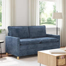 vidaXL Kanapé Kék 156 x 81 x 87,5 cm Poliészter