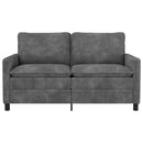 vidaXL Kanapé Világosszürke 156 x 81 x 87,5 cm Poliészter