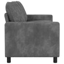 vidaXL Kanapé Világosszürke 156 x 81 x 87,5 cm Poliészter