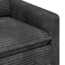 vidaXL Kanapé Sötétszürke 156 x 81 x 87,5 cm Poliészter