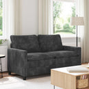 vidaXL Kanapé Sötétszürke 156 x 81 x 87,5 cm Poliészter